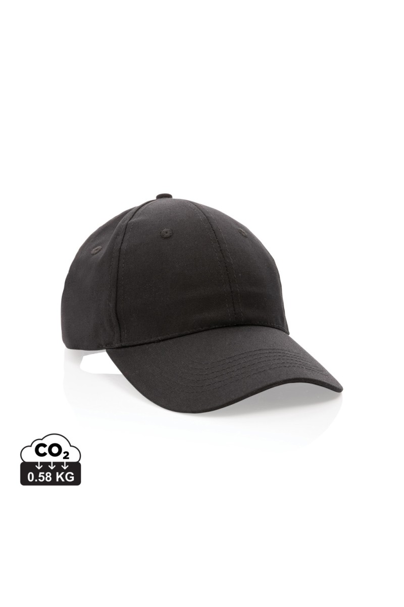 Impact 6 panel 190gr Recycled cotton cap with AWARE™ tracer