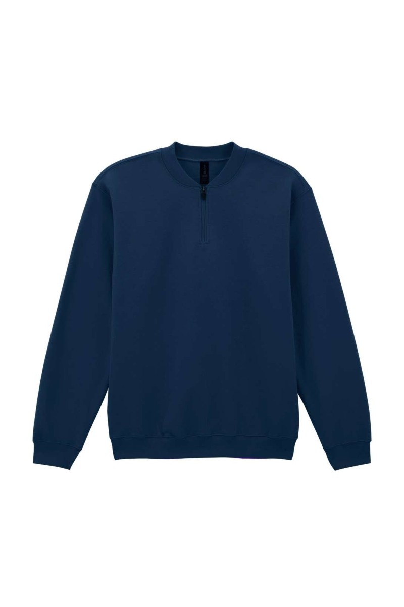 SOFTSTYLE™ MIDWEIGHT ADULT FLEECE 1/4 ZIP SWEATSHIRT