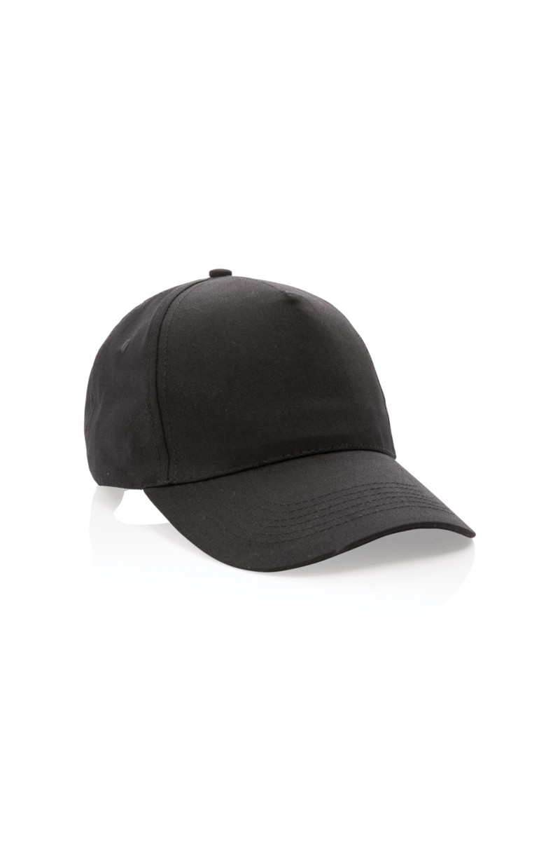 Impact 5 panel 190gr Recycled cotton cap with AWARE™ tracer