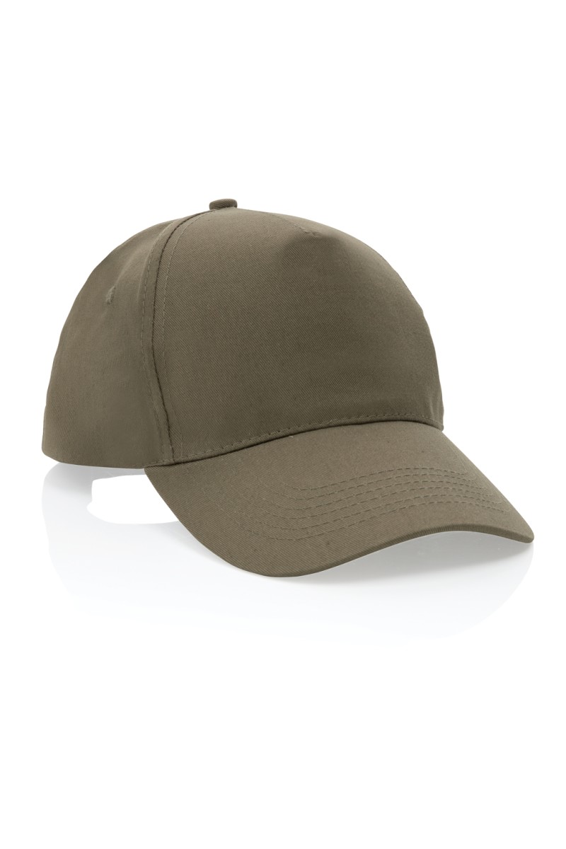 Impact 5 panel 190gr Recycled cotton cap with AWARE™ tracer