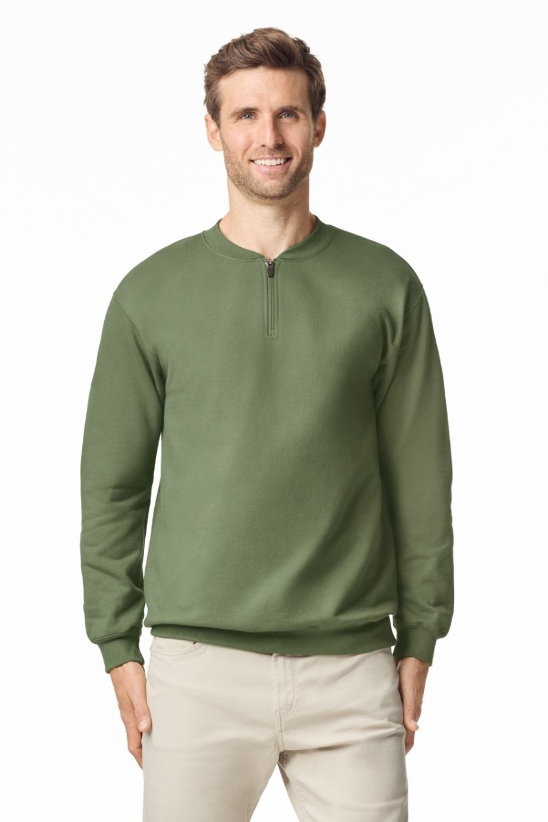 Bluză cu fermoar fleece pentru bărbați Gildan Softstyle™