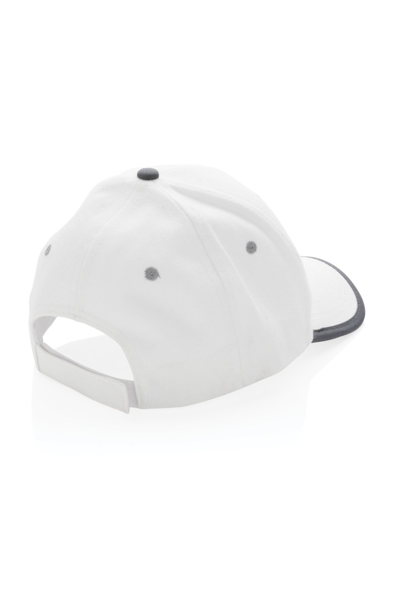 Impact AWARE™ Brushed rcotton 6 panel contrast cap 280gr