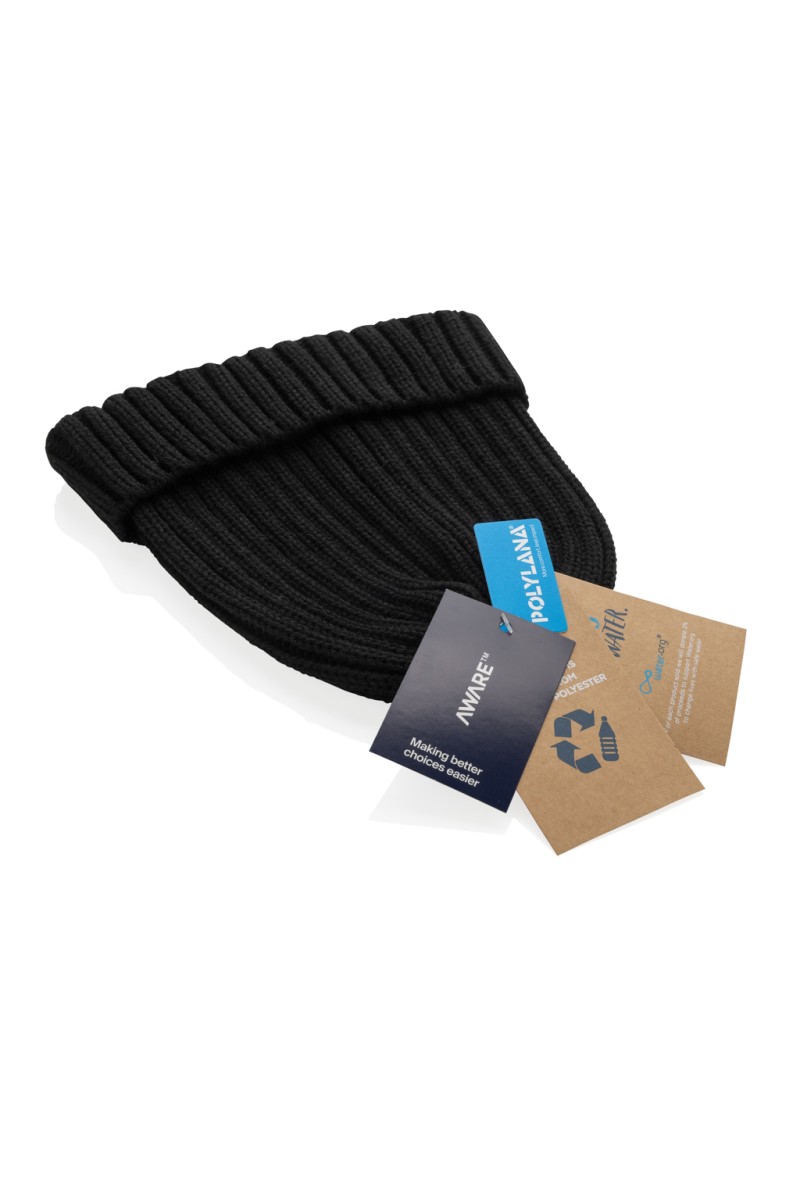 Kennedi AWARE™ Polylana® beanie with large rib