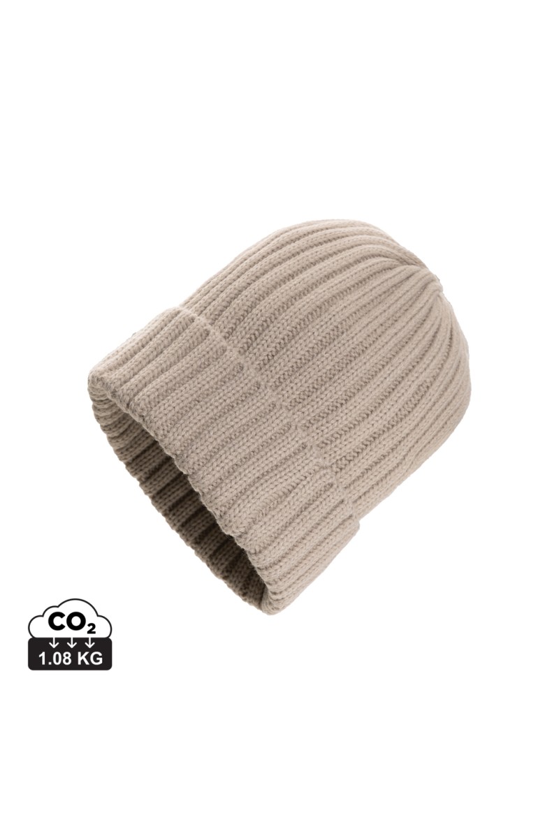 Kennedi AWARE™ Polylana® beanie with large rib