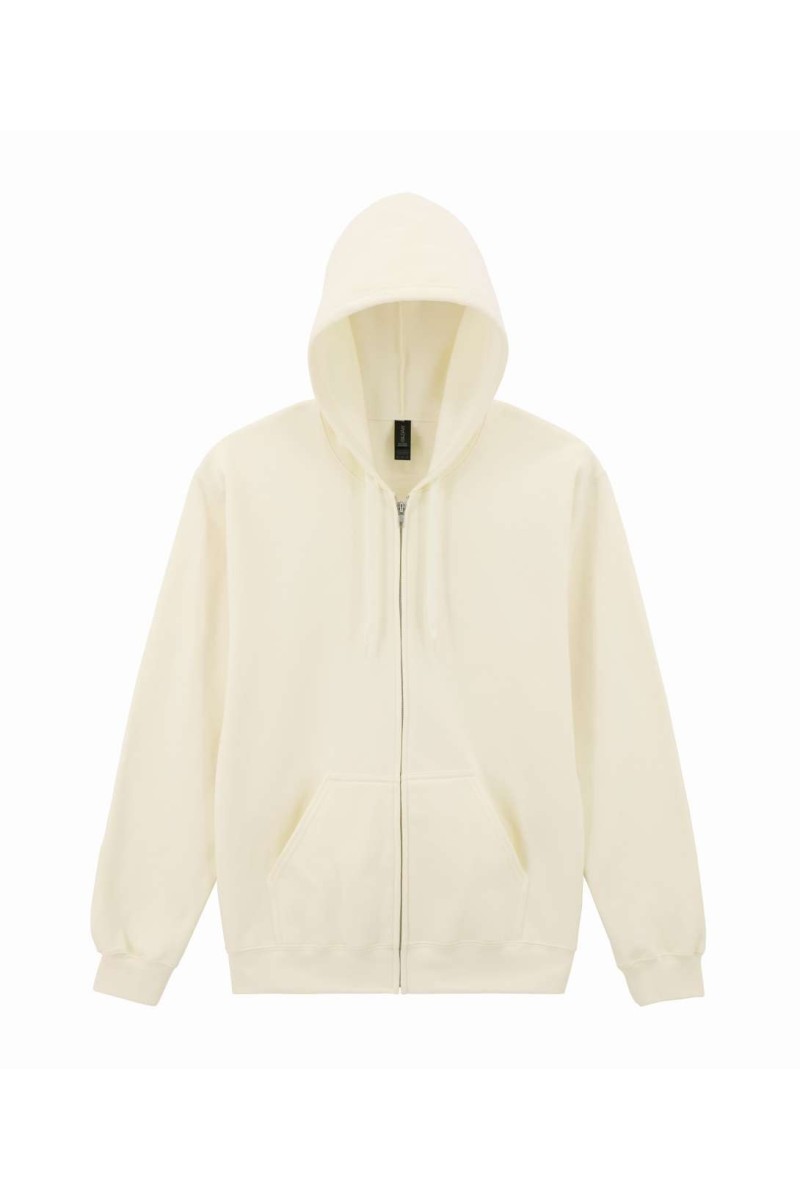 SOFTSTYLE™ MIDWEIGHT FLEECE ADULT FULL ZIP HOODED SWEATSHIRT