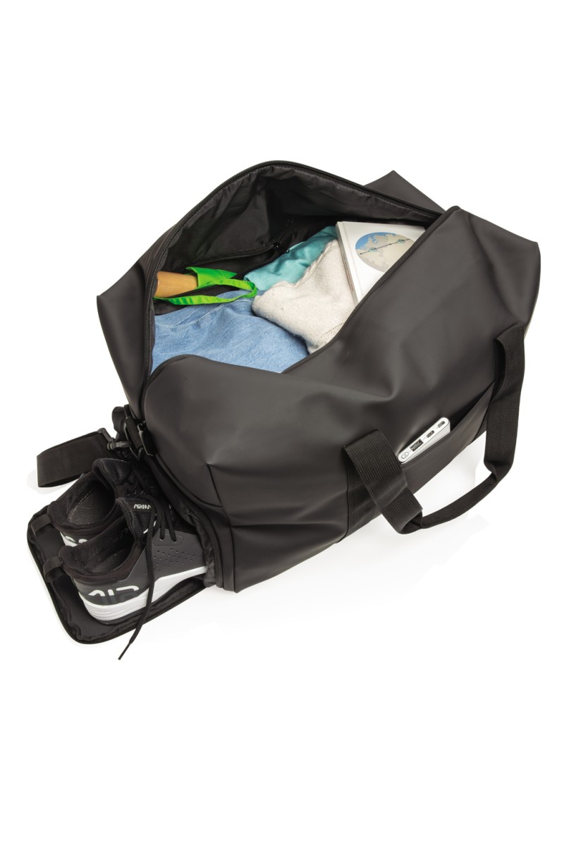 Sports Bag Smooth PU weekend duffle