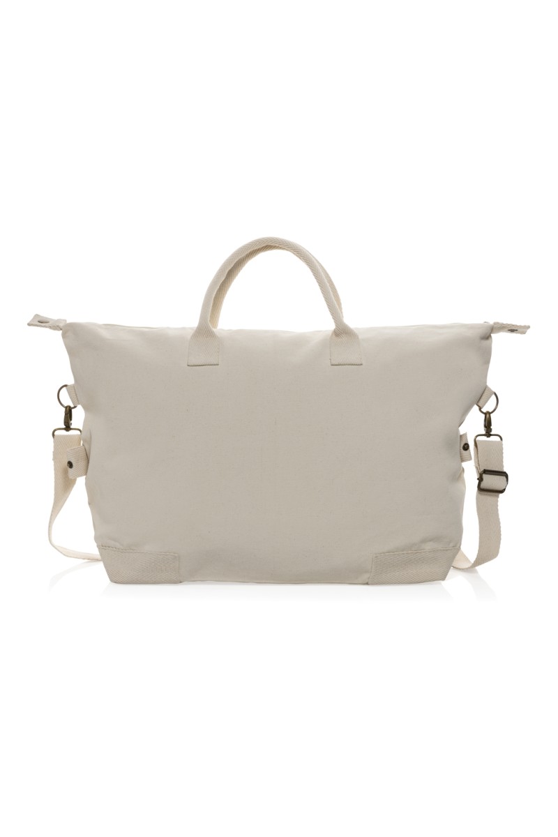 Kezar AWARE™ 500 gsm recycled canvas deluxe weekend bag