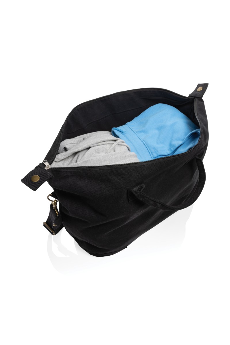 Kezar AWARE™ 500 gsm recycled canvas deluxe weekend bag