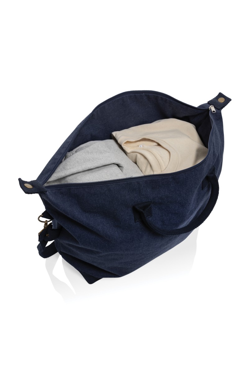 Kezar AWARE™ 500 gsm recycled canvas deluxe weekend bag