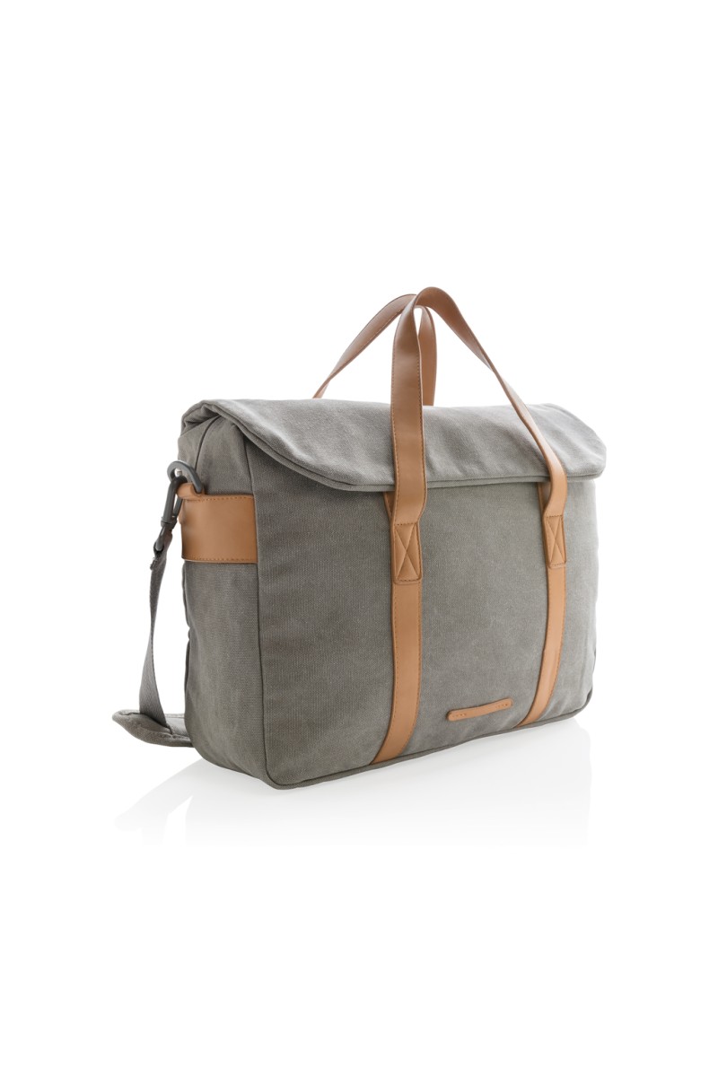 Canvas laptop bag PVC free