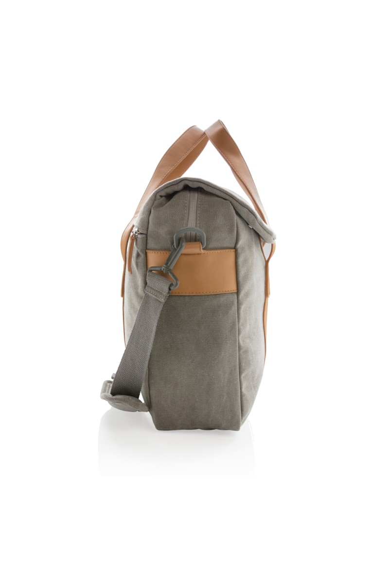 Canvas laptop bag PVC free