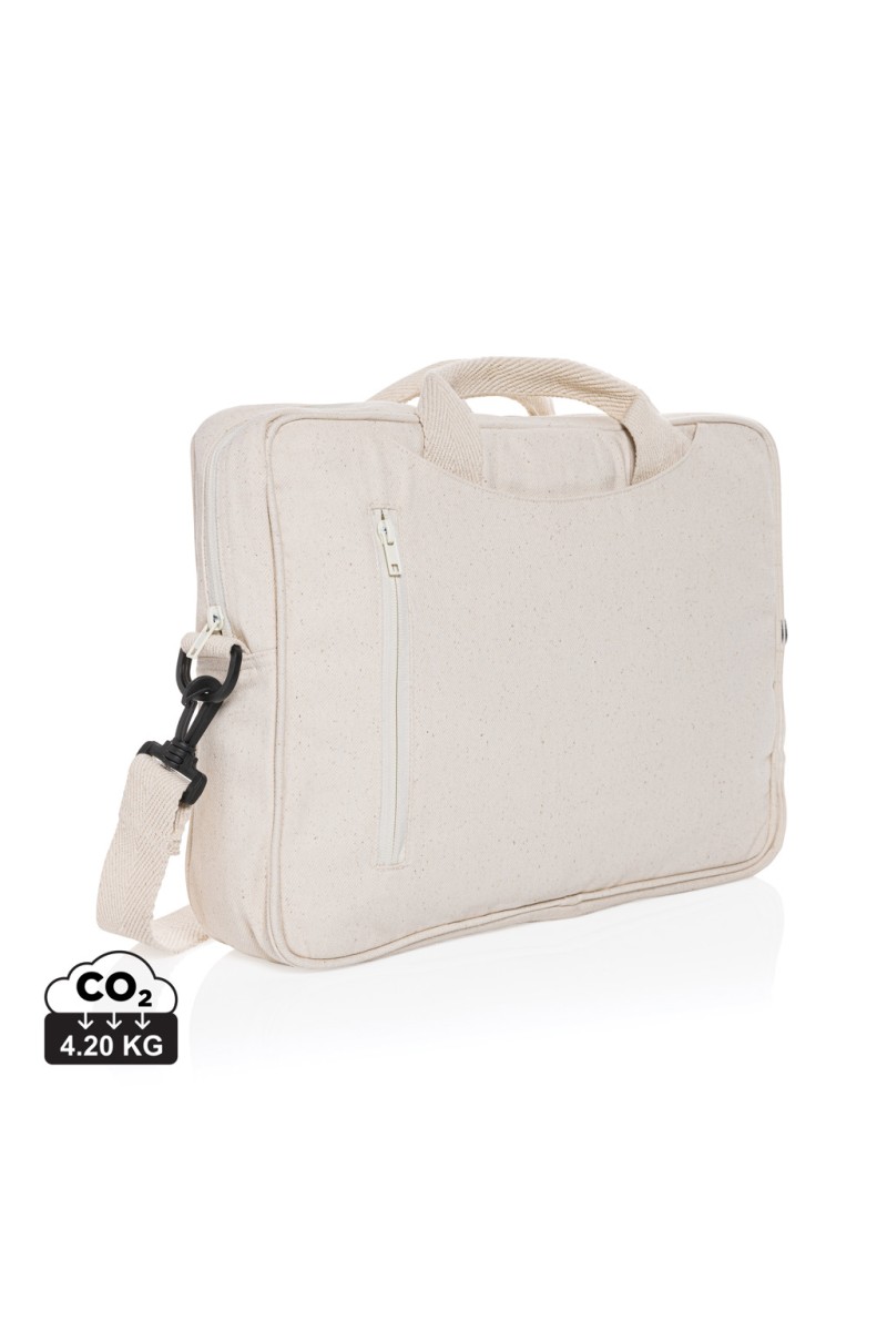 "Geantă laptop Laluka AWARE™ 15.4"" din bumbac reciclat"