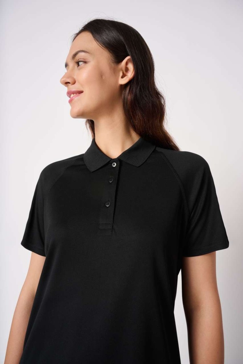 LADIES' BASIC POLYESTER POLO SHIRT