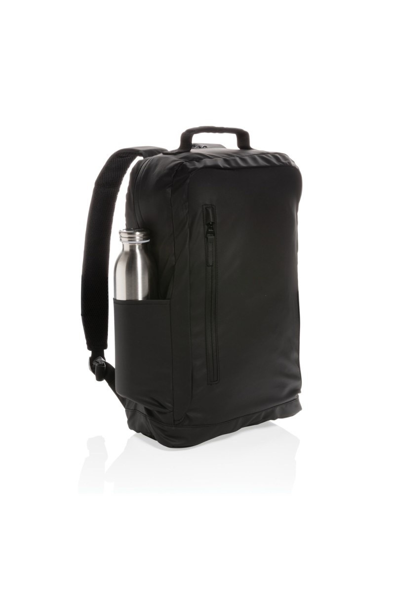 "Rucsac negru pentru laptop 15.6"" Fashion, fără PVC"