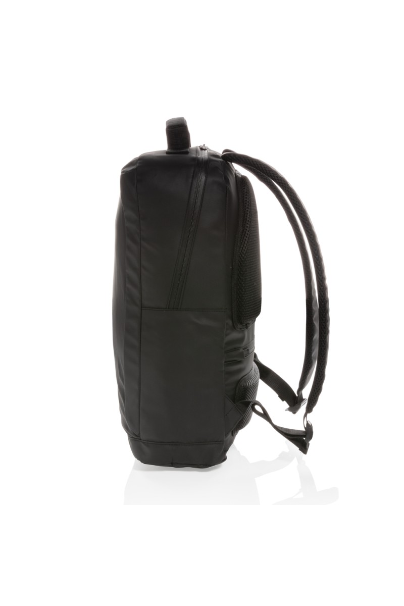 Fashion black 15.6" laptop backpack PVC free