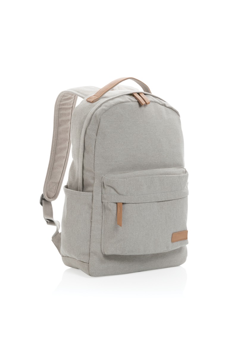 Impact AWARE™ 16 oz. recycled canvas backpack