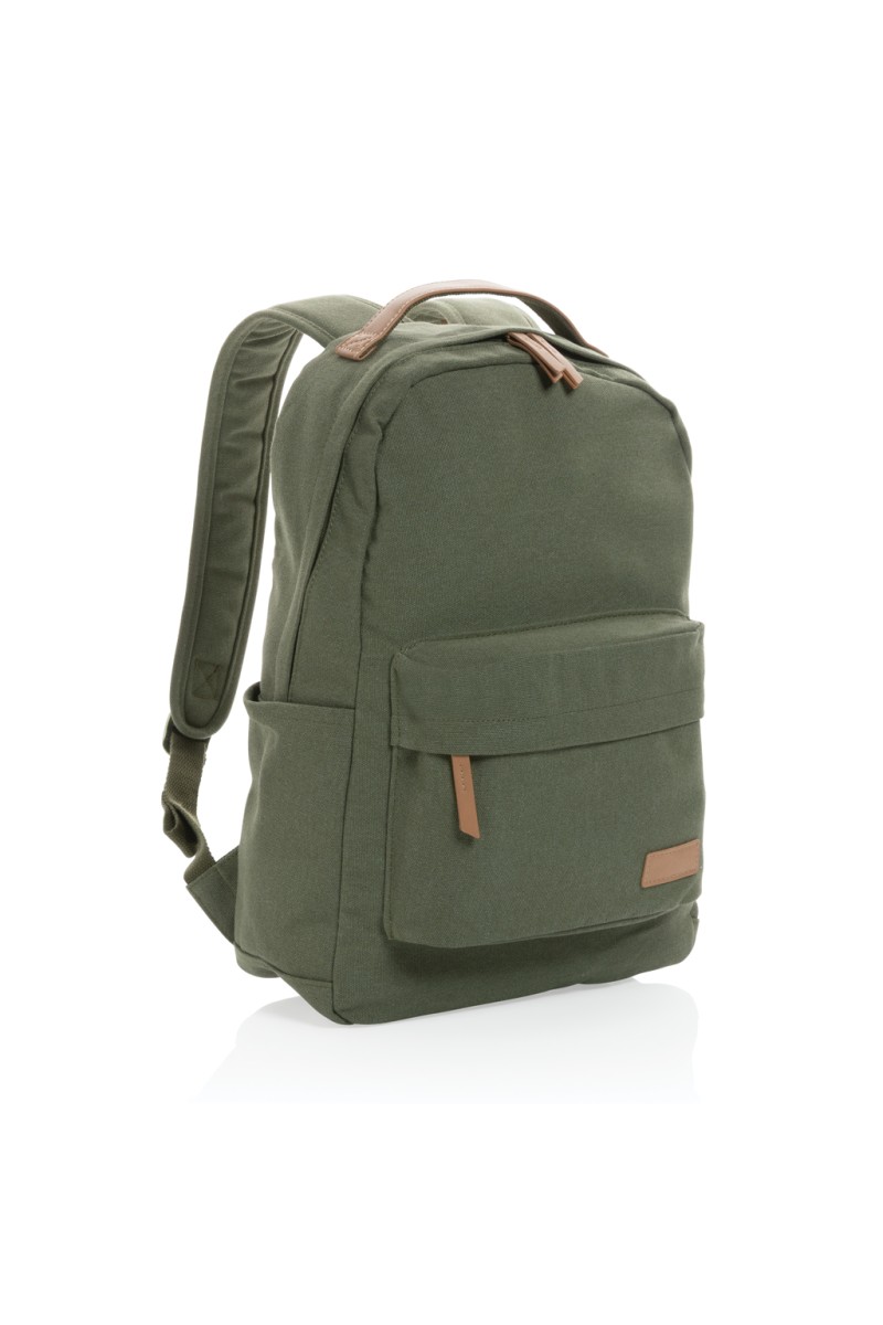 Impact AWARE™ 16 oz. recycled canvas backpack
