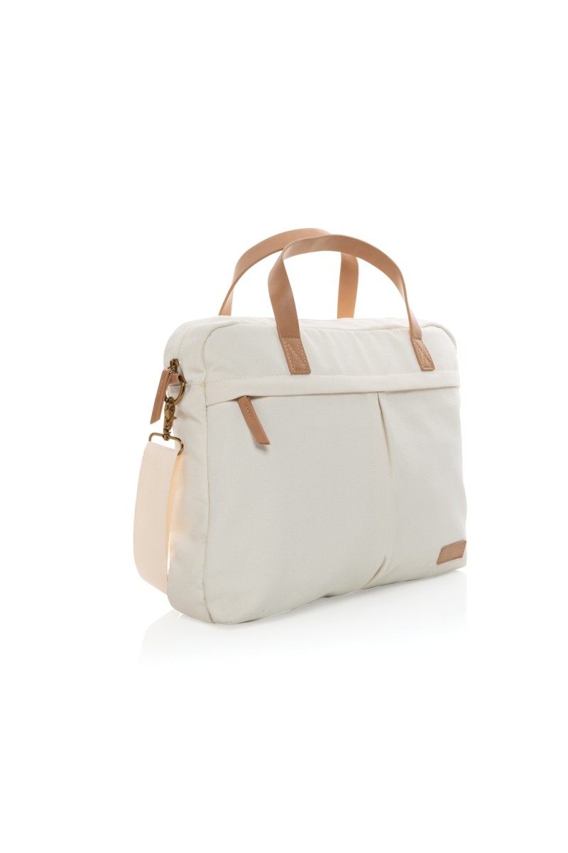 Impact AWARE™ 16 oz. recycled canvas laptop bag