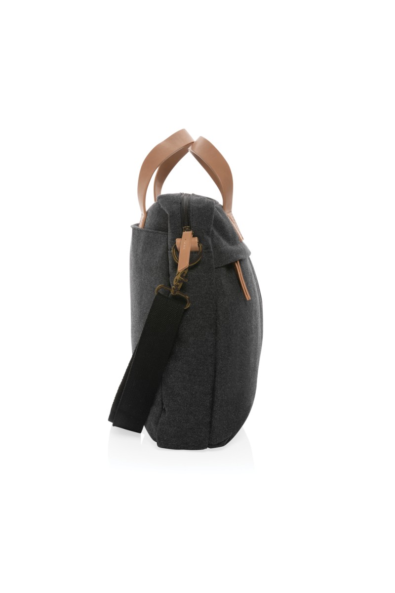 Geantă laptop Impact AWARE™ din pânză reciclată 16 oz.