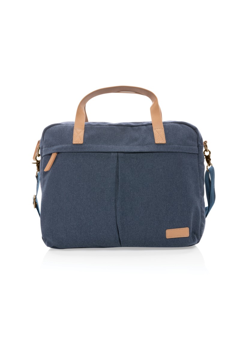 Impact AWARE™ 16 oz. recycled canvas laptop bag