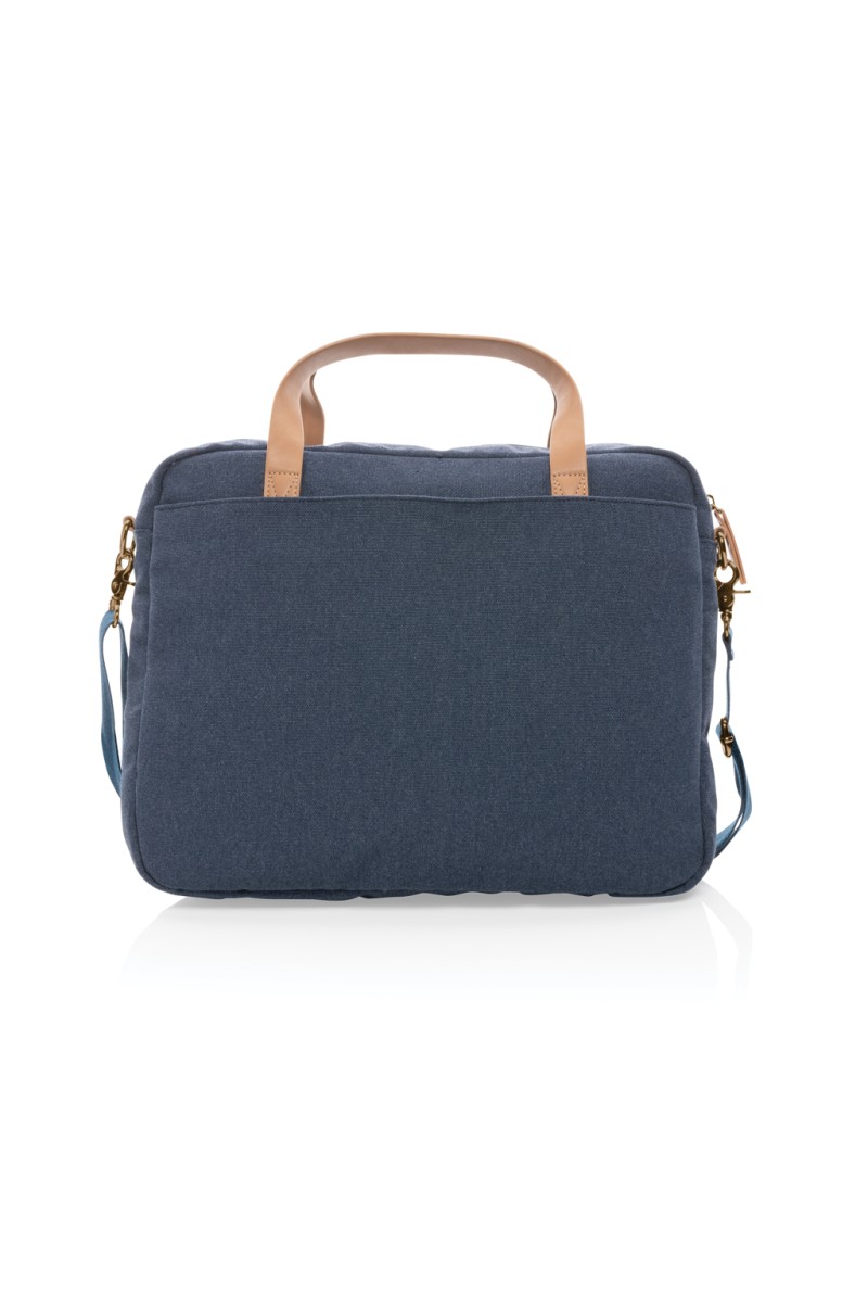 Impact AWARE™ 16 oz. recycled canvas laptop bag
