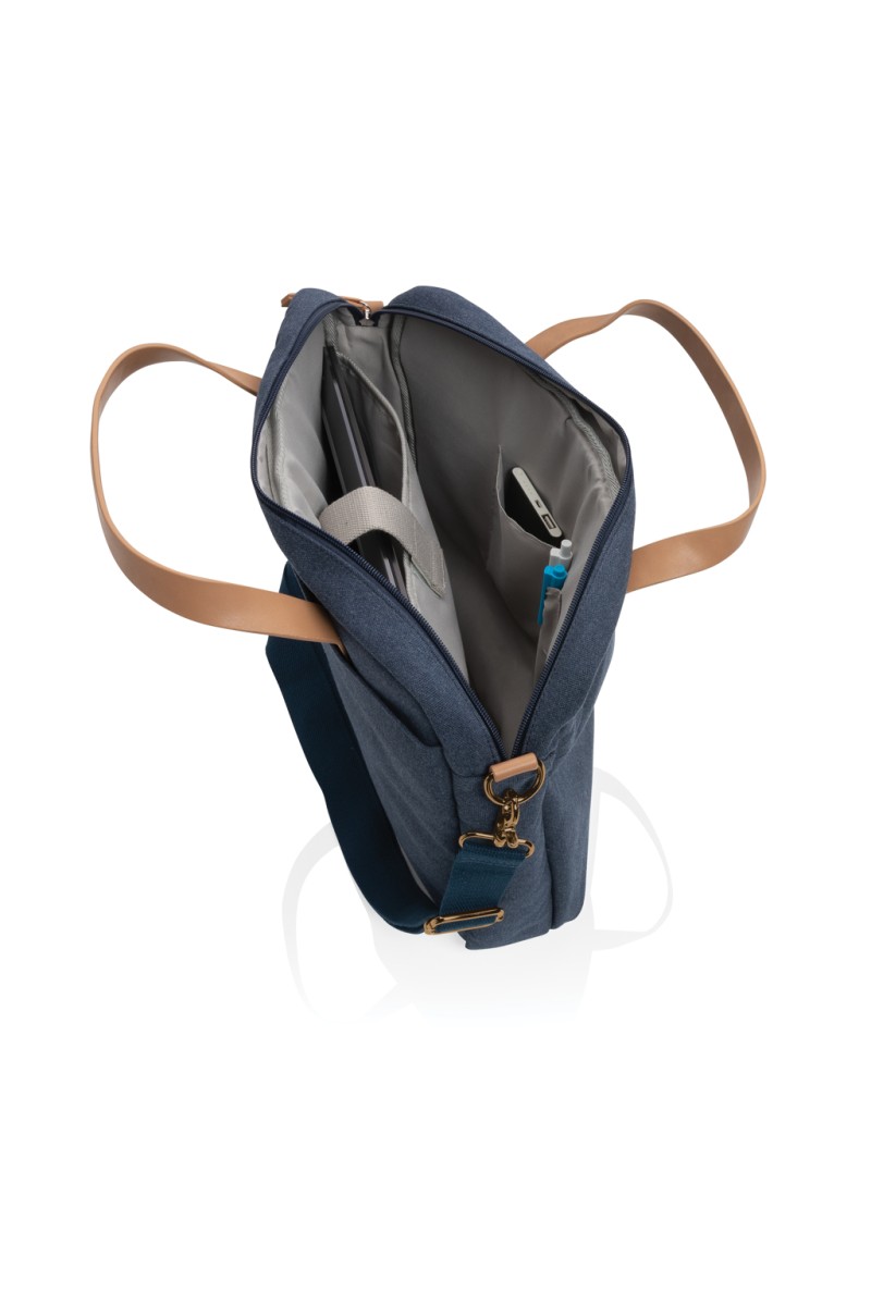 Impact AWARE™ 16 oz. recycled canvas laptop bag