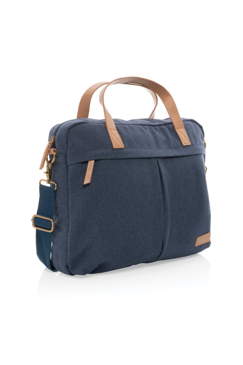 Impact AWARE™ 16 oz. recycled canvas laptop bag
