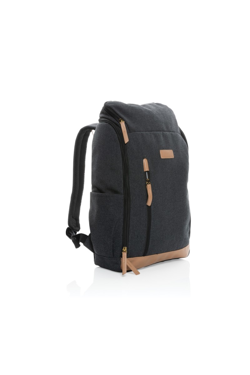 "Rucsac laptop 15"" din pânză reciclată Impact AWARE™ 16 oz.