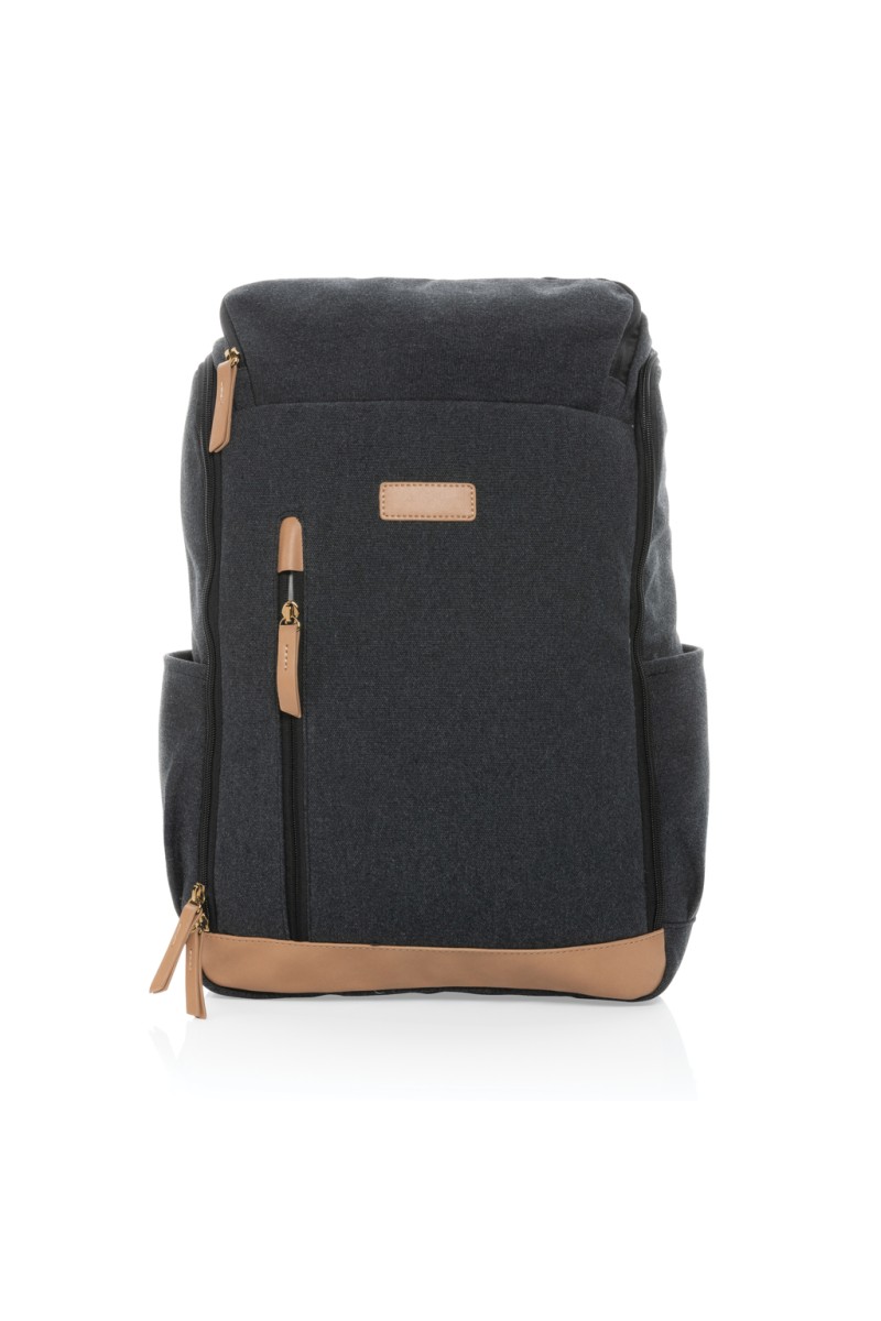 "Rucsac laptop 15"" din pânză reciclată Impact AWARE™ 16 oz.