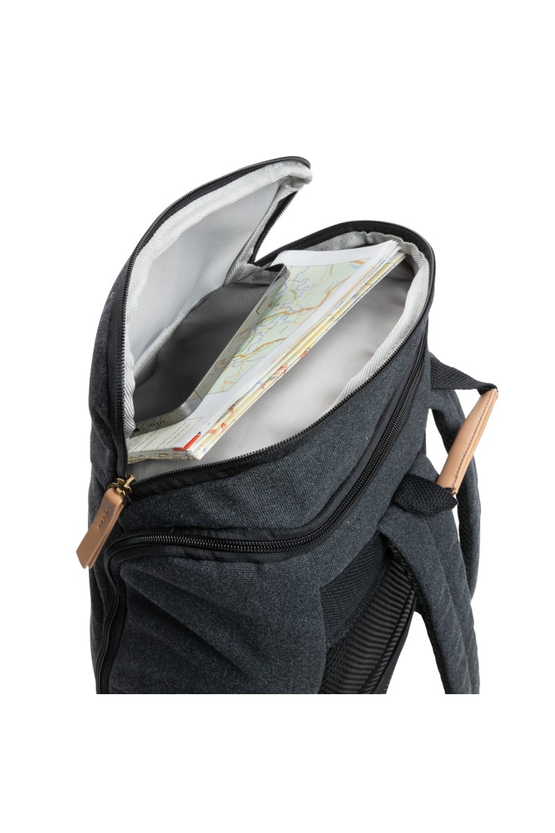 Impact AWARE™ 16 oz. recycled canvas 15" laptop backpack