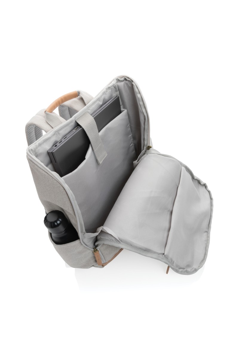 "Rucsac laptop 15"" din pânză reciclată Impact AWARE™ 16 oz.
