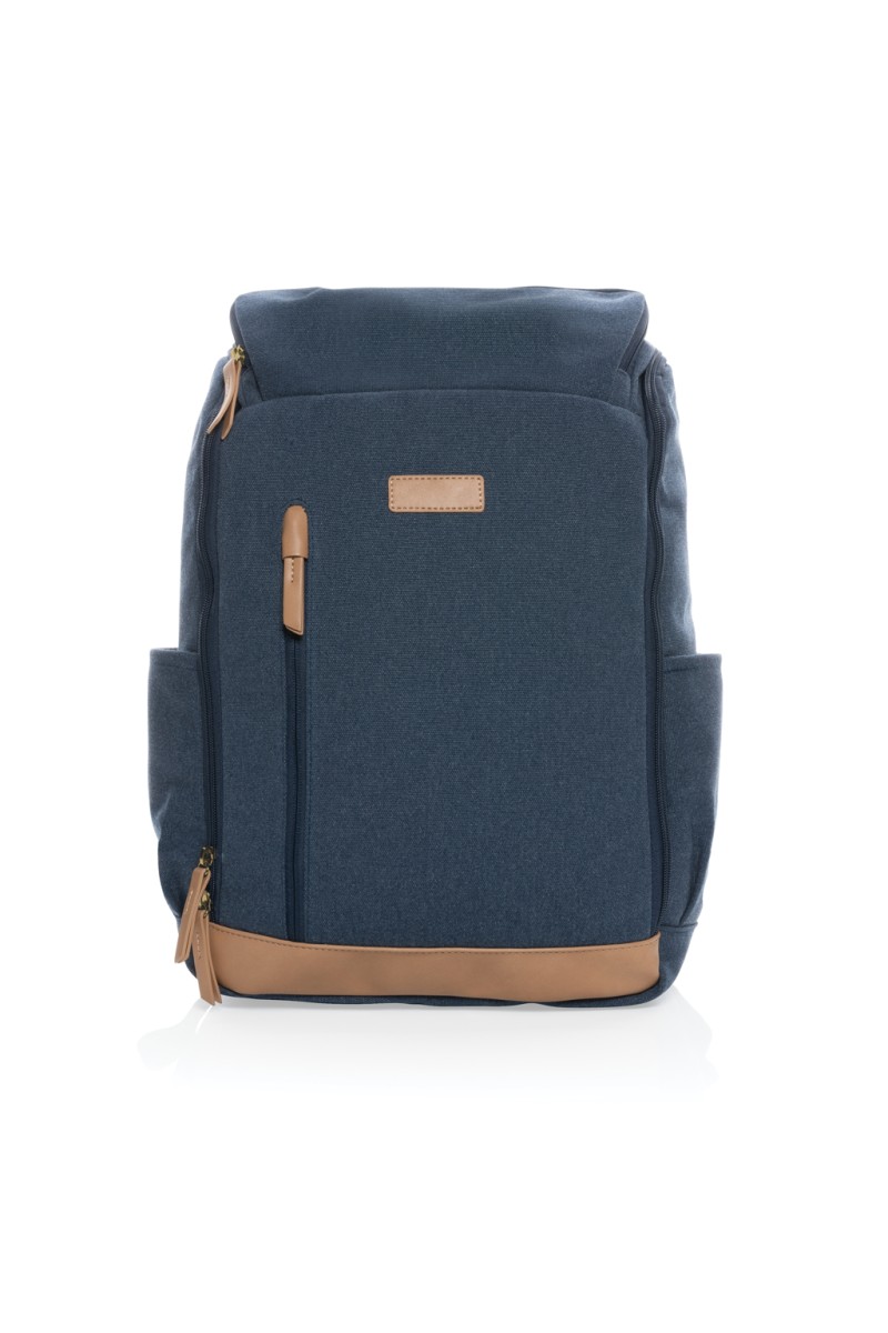 "Rucsac laptop 15"" din pânză reciclată Impact AWARE™ 16 oz.