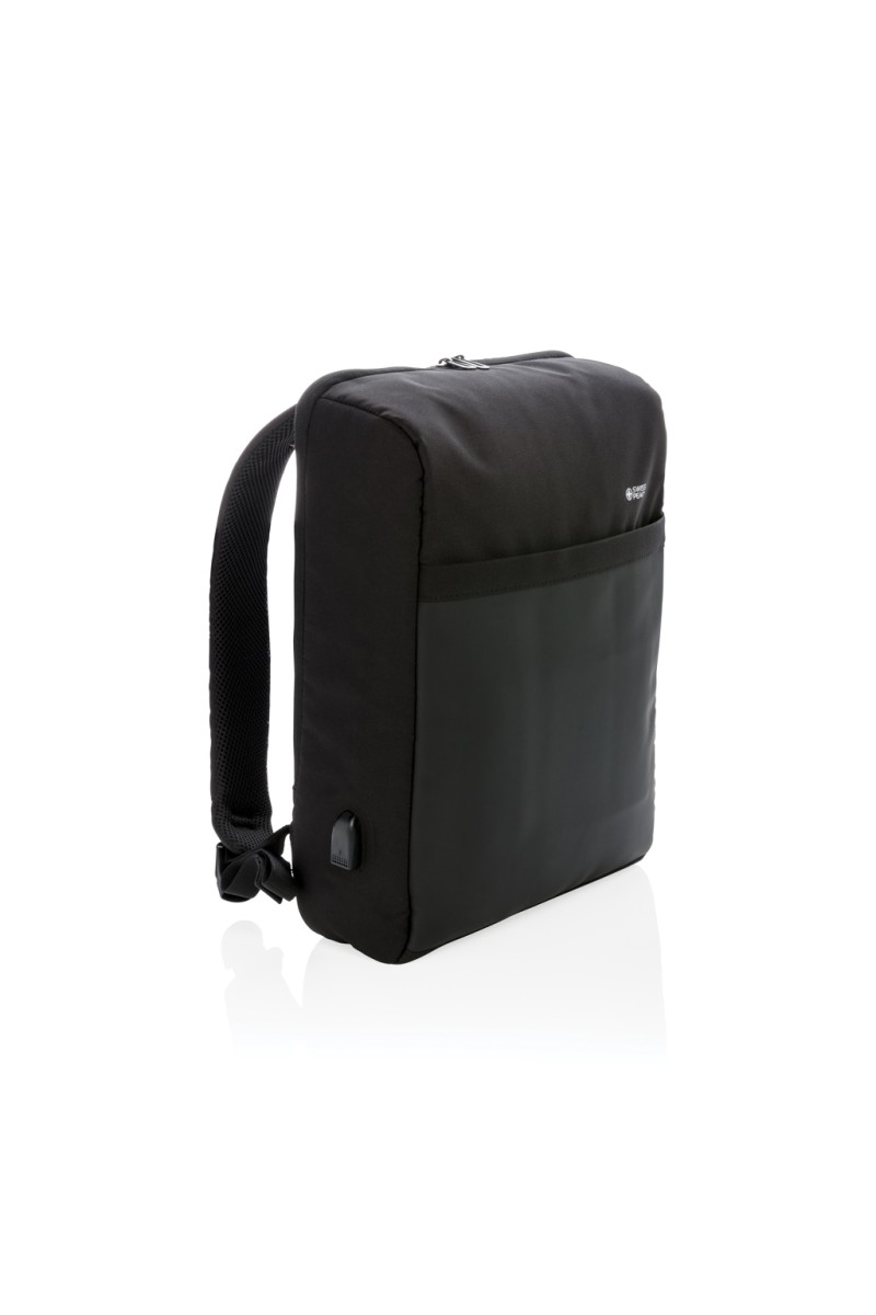 Swiss Peak 15" anti-theft RFID & USB backpack PVC free