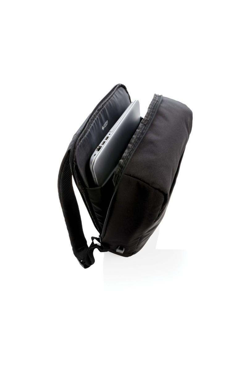Swiss Peak 15" anti-theft RFID & USB backpack PVC free