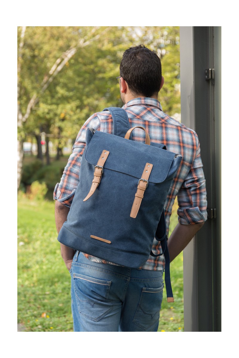 Rucsac de laptop din canvas fara PVC