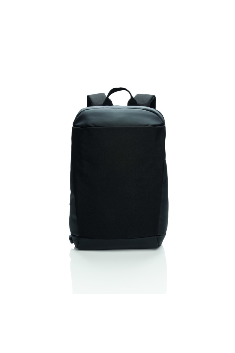 Madrid anti-theft RFID USB laptop backpack PVC free