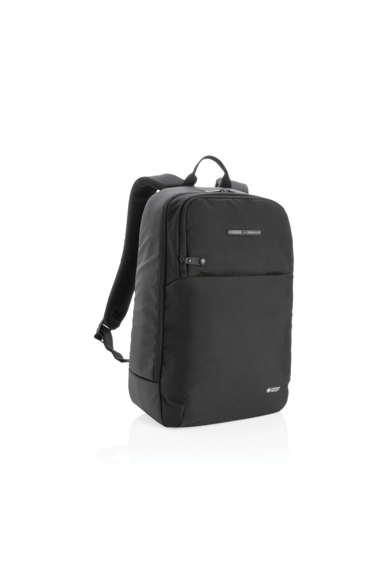 Swiss Peak laptop backpack with UV-C steriliser pocket