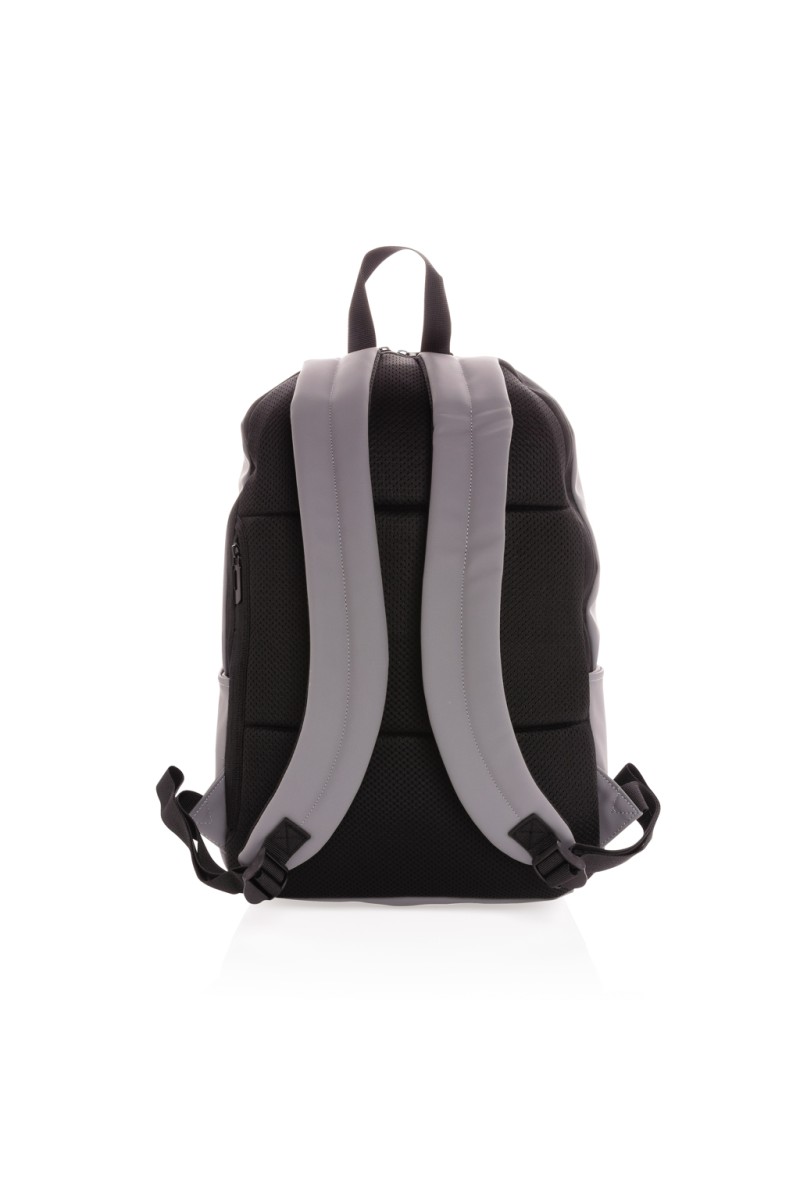 Smooth PU 15.6"laptop backpack