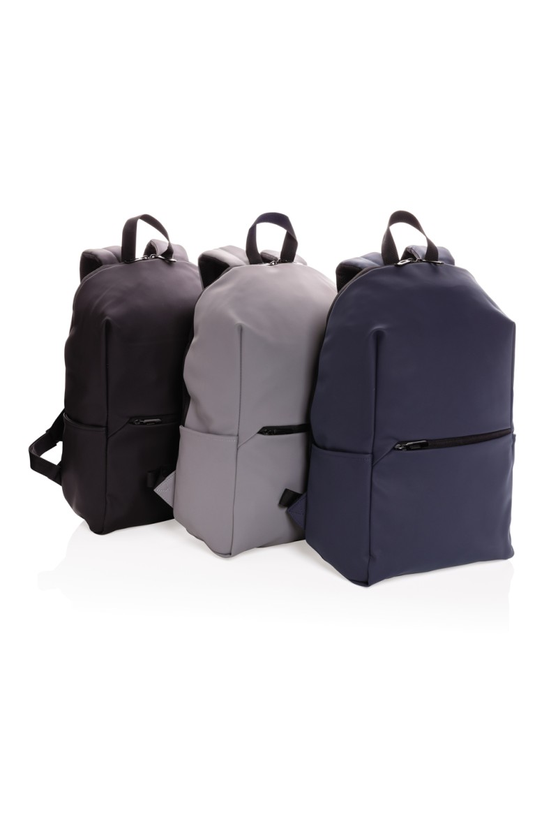 Smooth PU 15.6"laptop backpack
