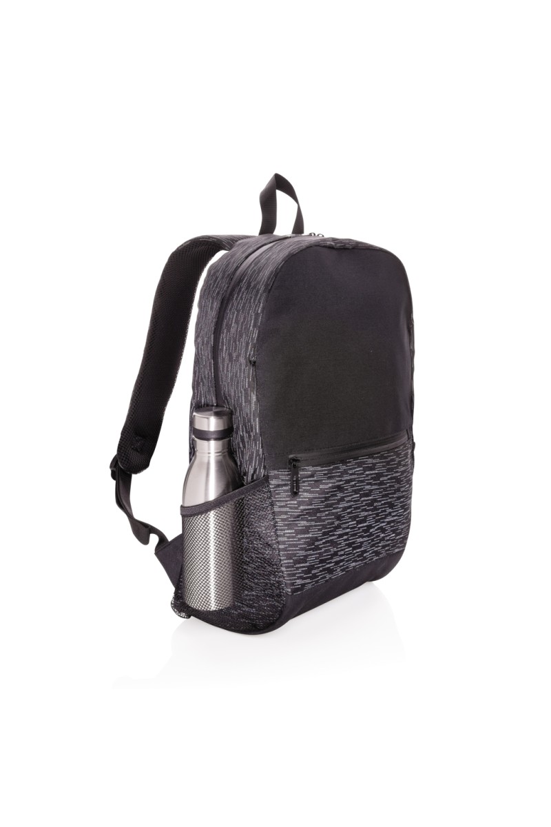 AWARE™ RPET Reflective laptop backpack