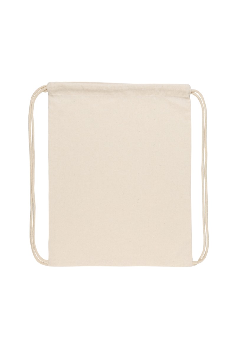 Impact AWARE™ Rucsac cu snur din bumbac reciclat de 145g
