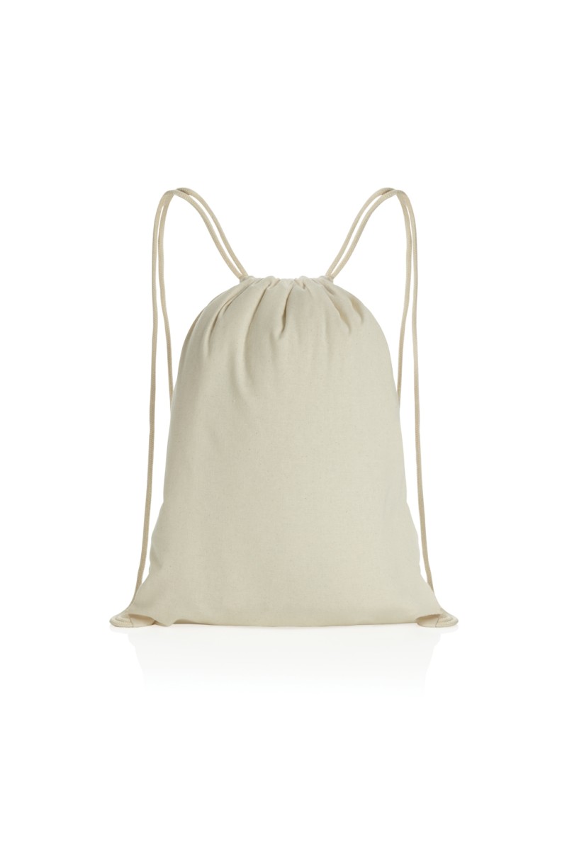 Impact AWARE™ Rucsac cu snur din bumbac reciclat de 145g