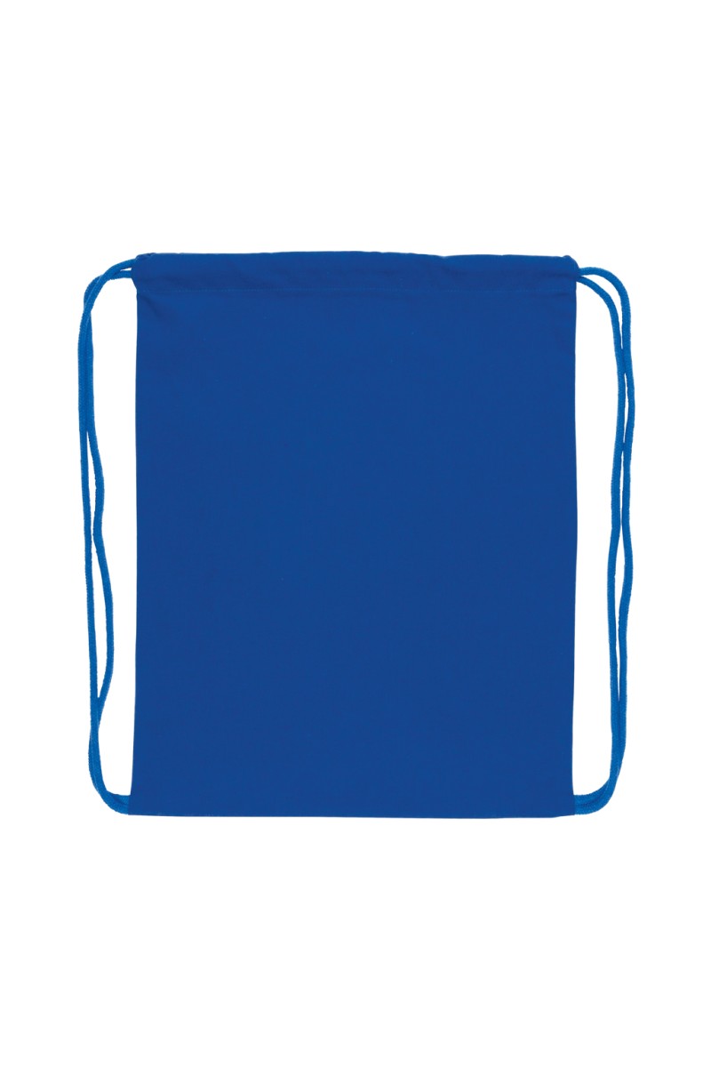 Impact AWARE™ recycled cotton drawstring backpack 145g