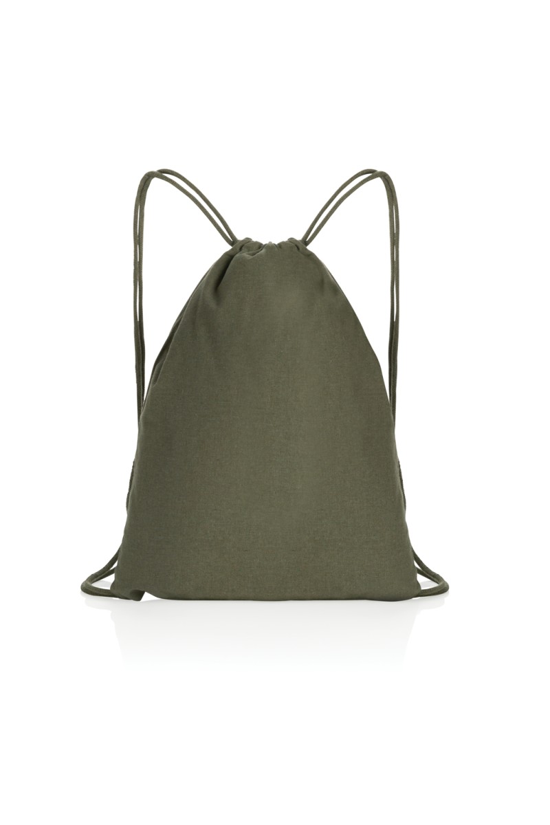 Impact AWARE™ Rucsac cu snur din bumbac reciclat de 145g