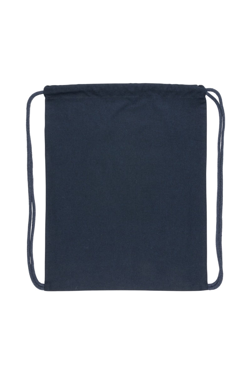 Impact AWARE™ recycled cotton drawstring backpack 145g