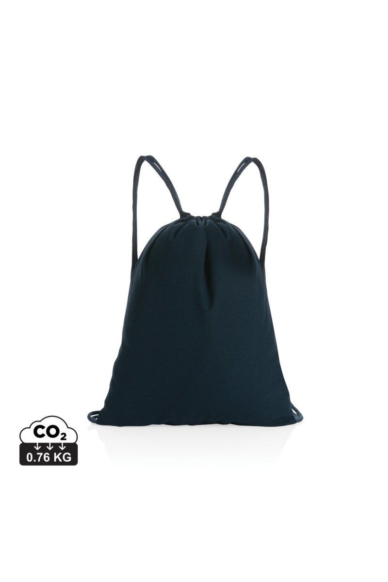 Impact AWARE™ Rucsac cu snur din bumbac reciclat de 145g