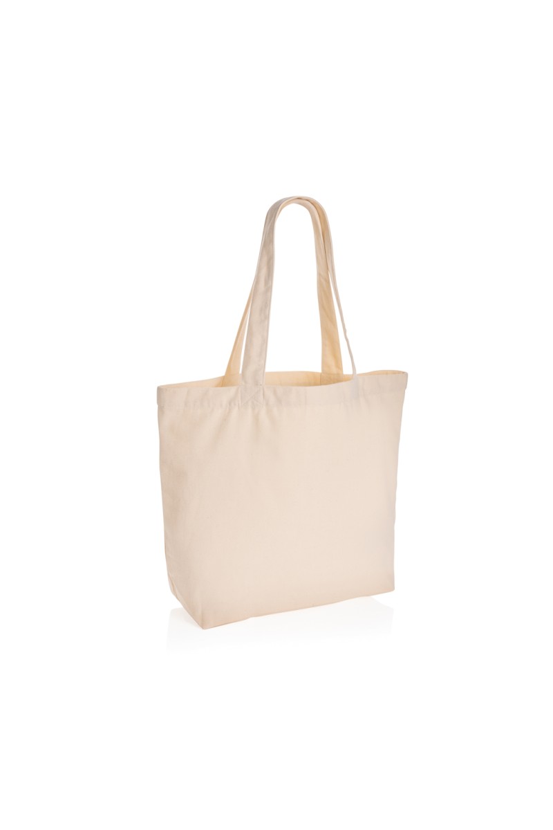 Shopping Bag Impact Aware™ 240 gsm rcanvas shopper w/pocket undyed