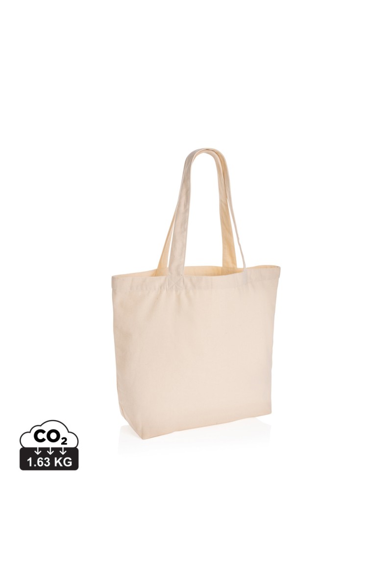 Shopping Bag Impact Aware™ 240 gsm rcanvas shopper w/pocket undyed