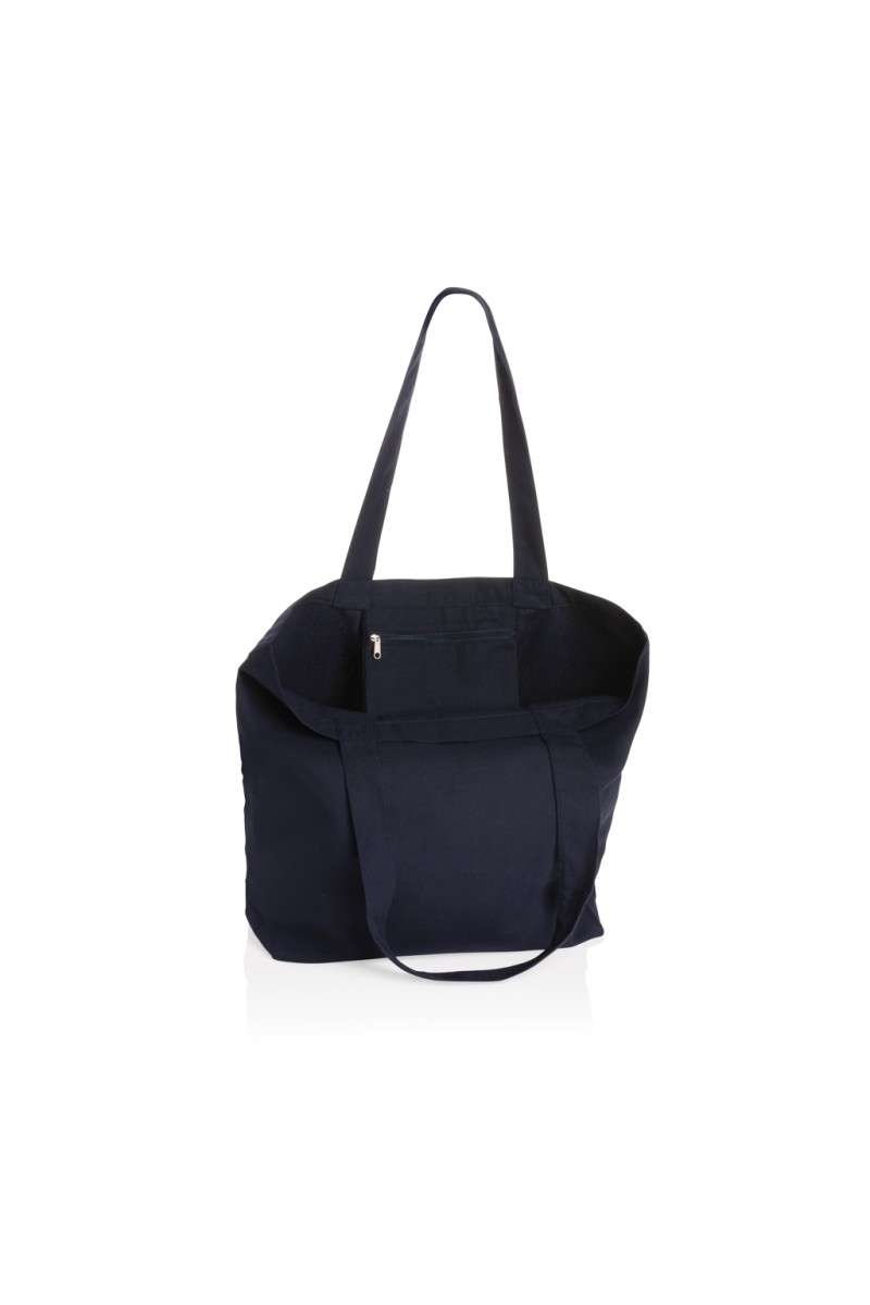 Shopping Bag Impact Aware™ 240 gsm rcanvas shopper w/pocket undyed