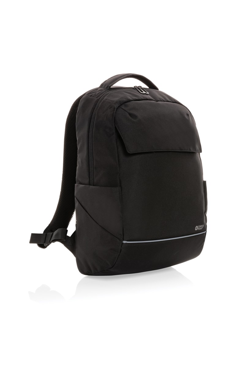 Swiss Peak Brooke AWARE™ RPET daily 15.6" laptop backpack